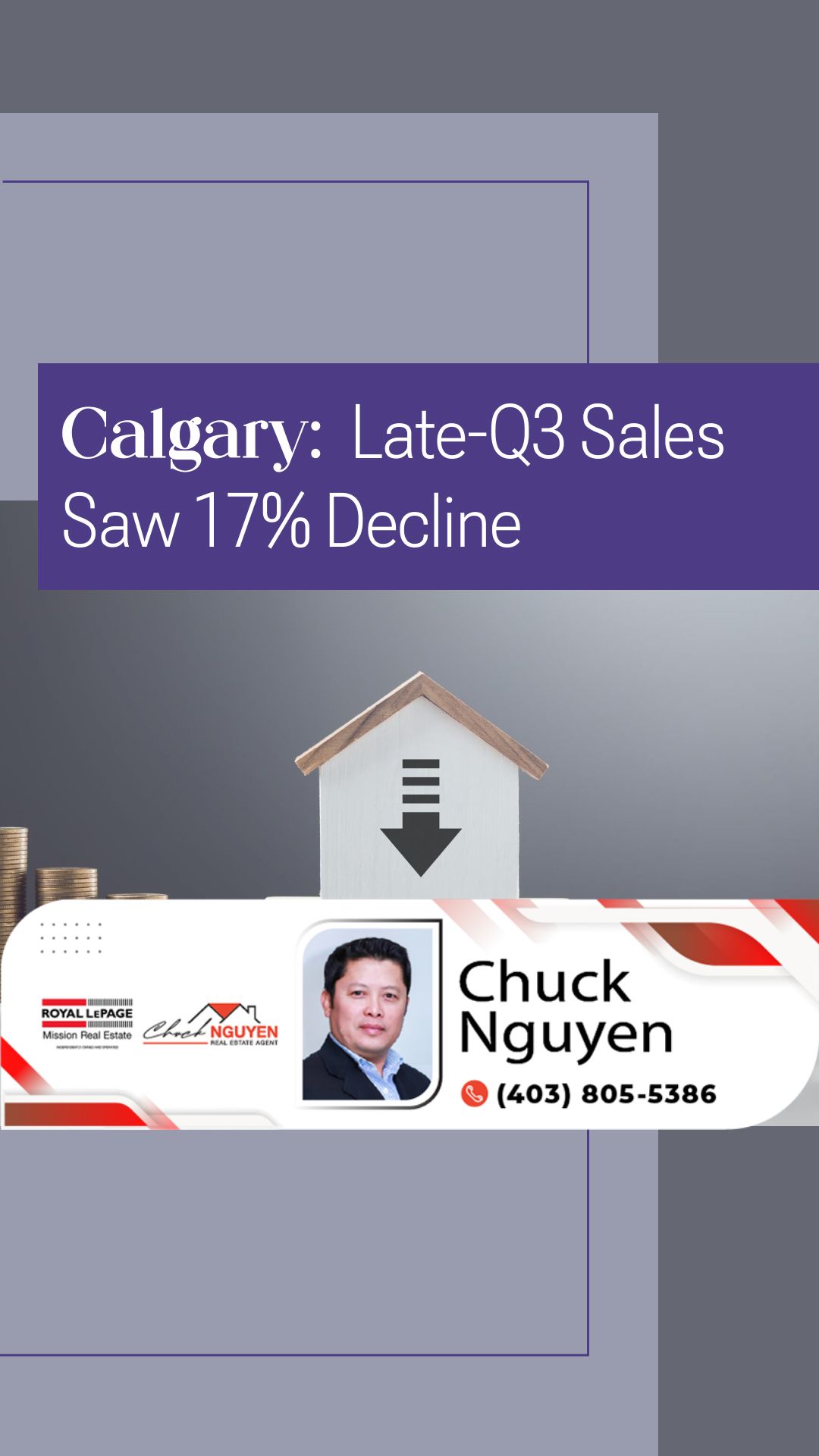 Calgary: Late-Q3 Sales Saw 17% Decline | Please check out our video.