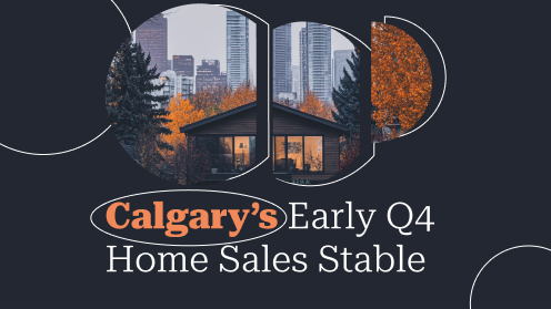 Calgary’s Early-Q4 Home Sales Stable, Prices Rise | Please check out our video.